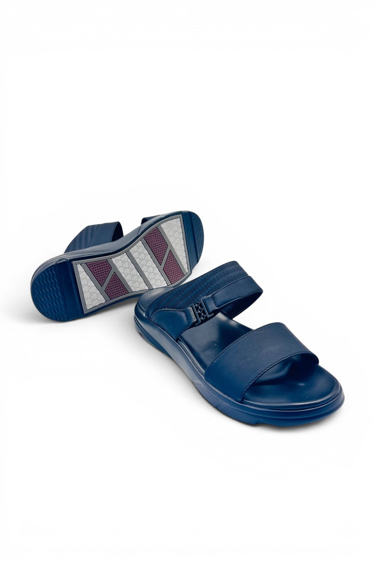 Desert Crown Men's Arabic Sandals | Ultra-Soft Padded Footbed - Black