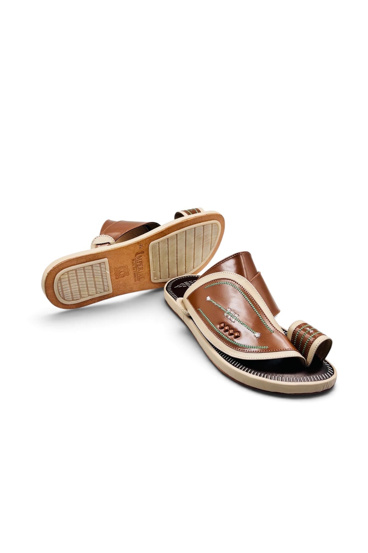 Heritage Walk Men's Arabic Sandals | Luxury Leather | Everyday Comfort - Brown