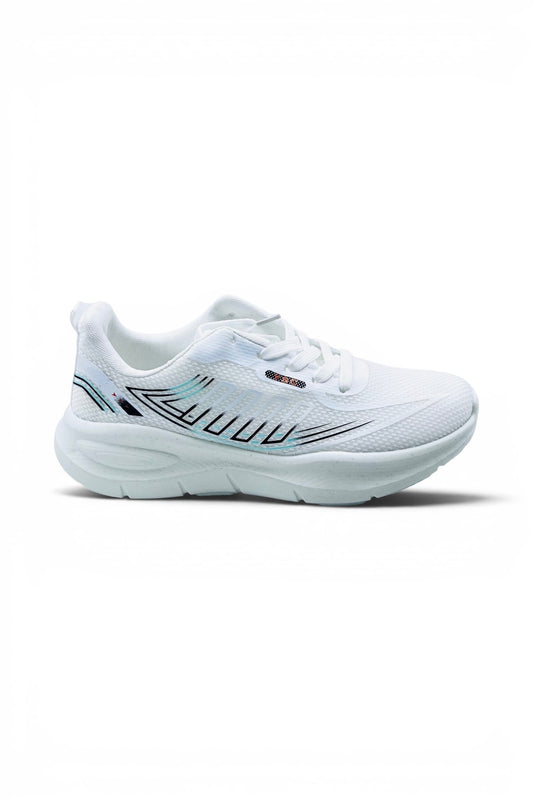 AirLite Sports Sneakers | Ultra Lightweight Walking & Running Shoes - White