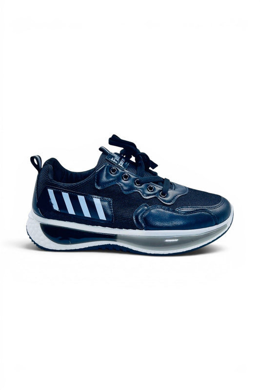 Fusion Athletic Shoes | Breathable Training Sneakers - Black