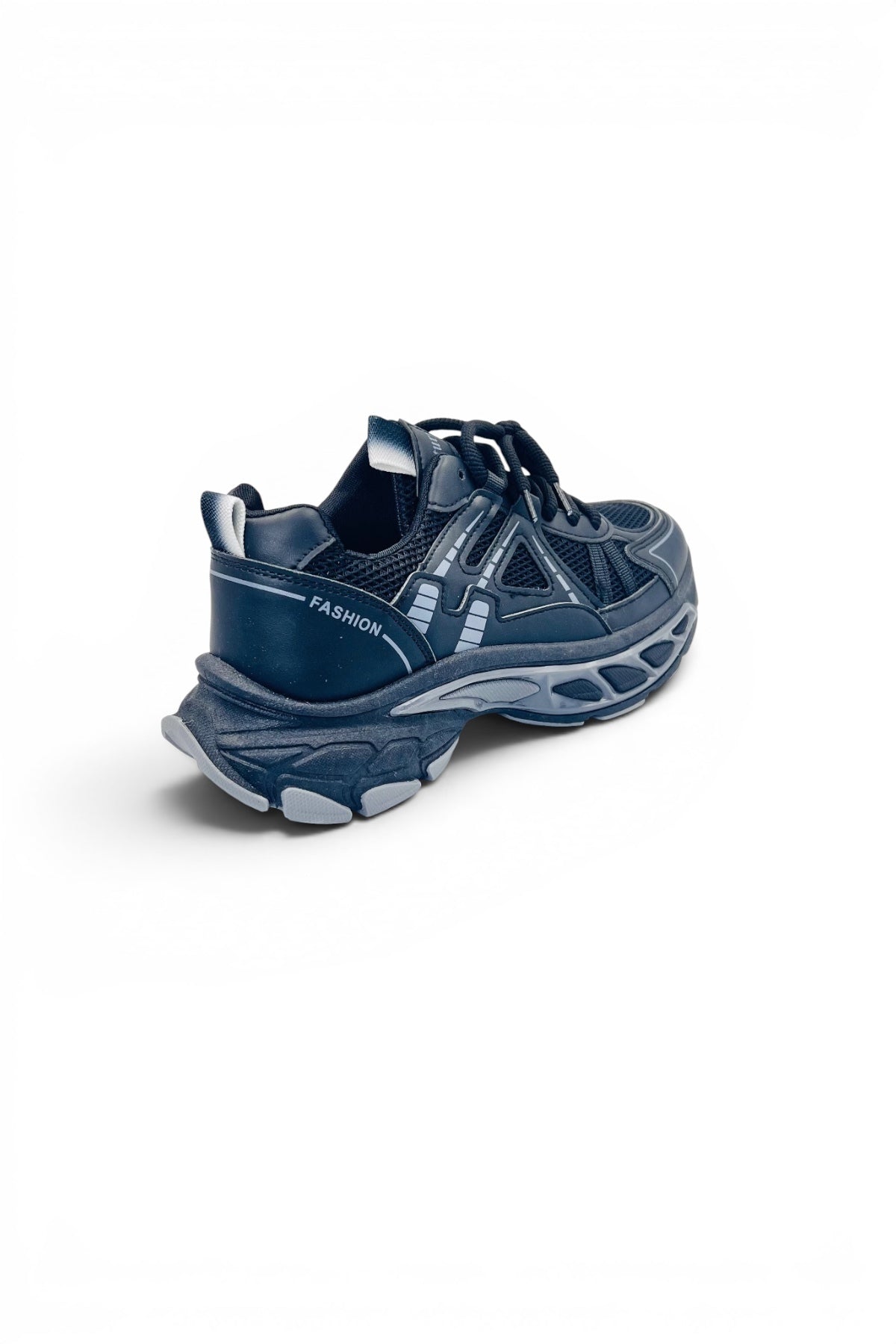 Street Mode Fashion Sports Shoes | Chunky Street Style Shoes - Black