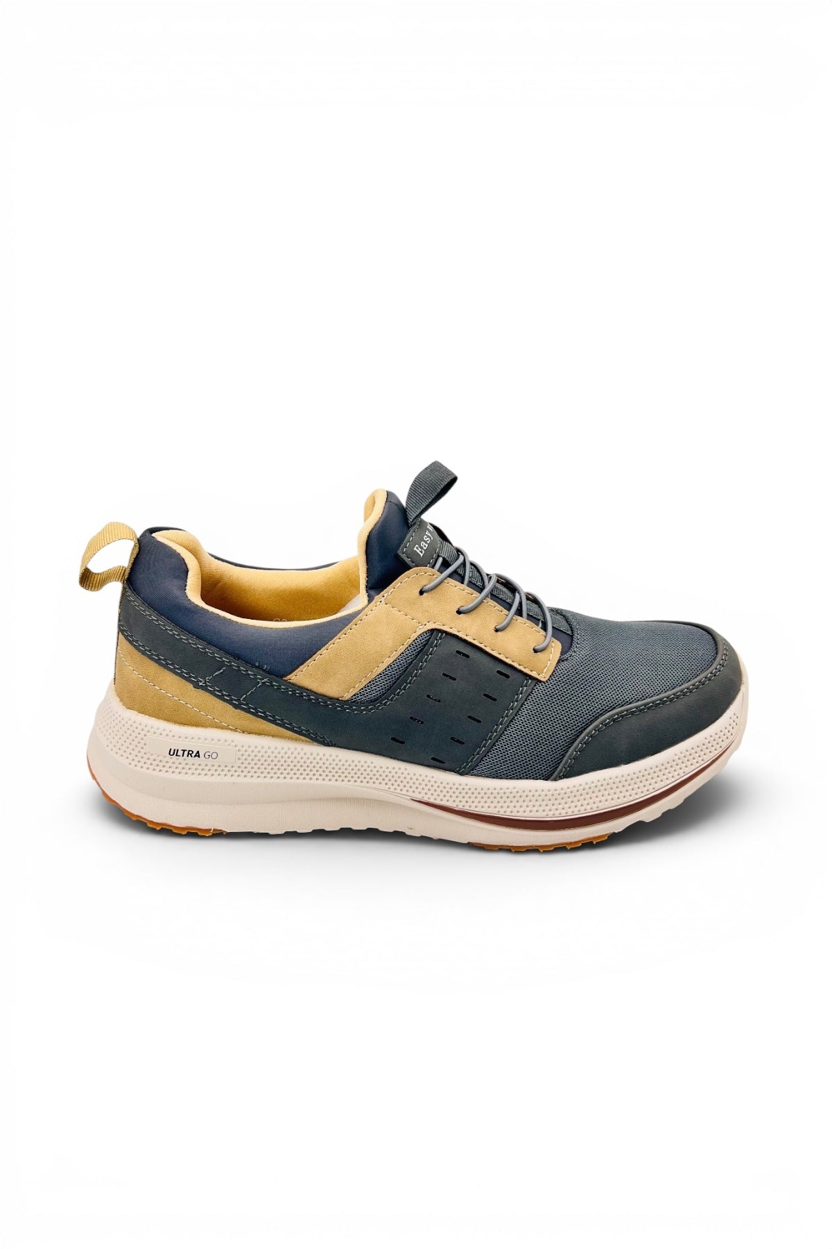 Ultra Go Comfort Shoes | Ultra Lightweight Walking Shoes with Cushioned Sole - Gray/Beige