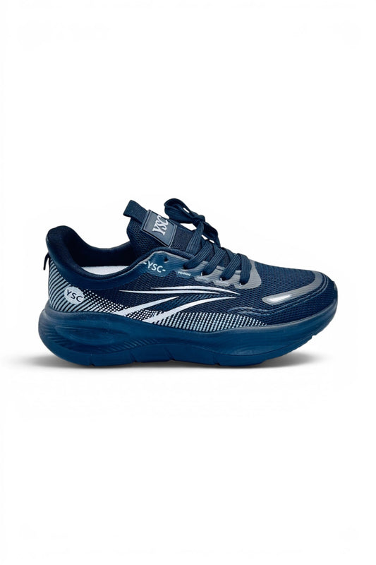 AirLite Sports Sneakers | Ultra Lightweight Walking & Running Shoes - Black/White lines