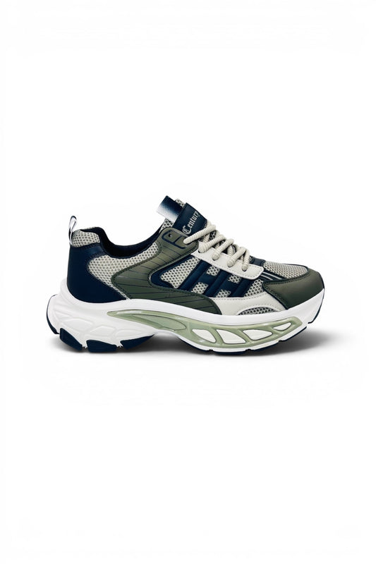 Street Mode Fashion Sports Shoes | Chunky Street Style Shoes - Green