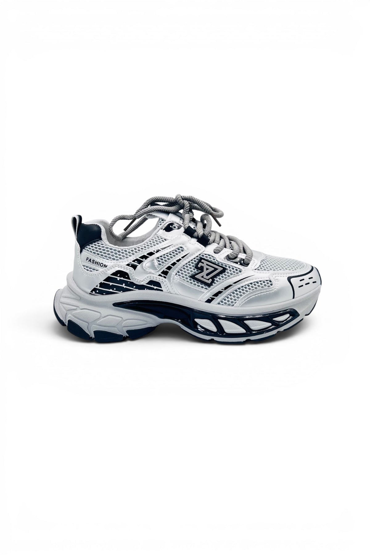 Street Mode Fashion Sports Shoes | Chunky Street Style Shoes - Silver