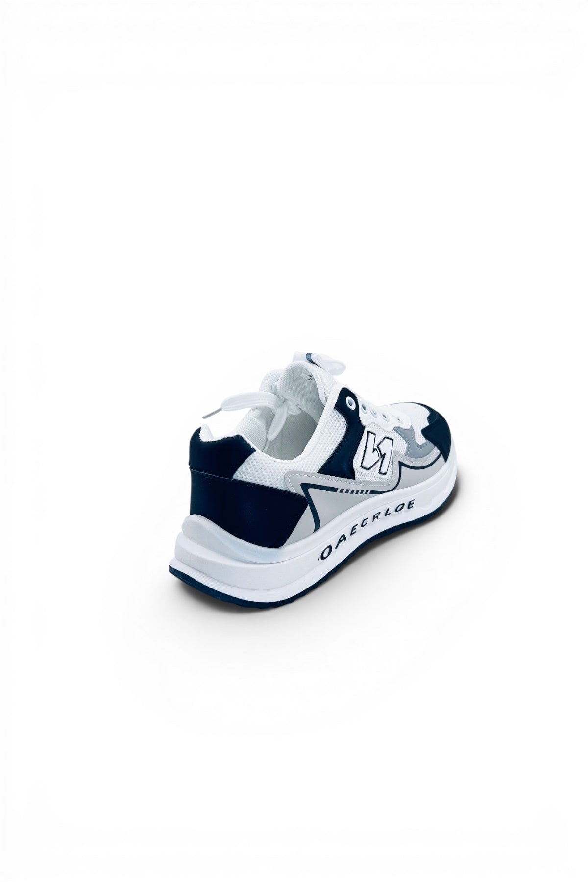 NewBlaze Sports Shoes | Breathable Everyday Running Sneakers - Beige/Black/White