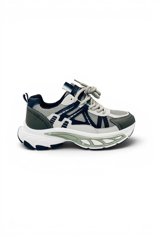 Street Mode Fashion Sports Shoes | Chunky Street Style Shoes - Green