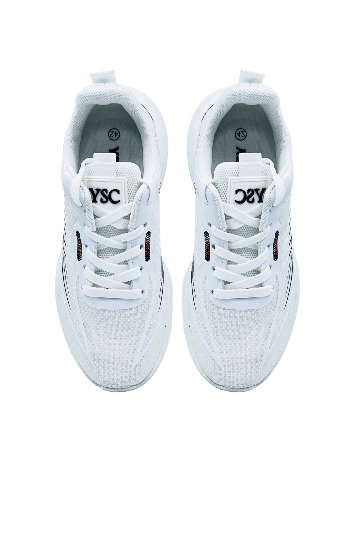 AirLite Sports Sneakers | Ultra Lightweight Walking & Running Shoes - White