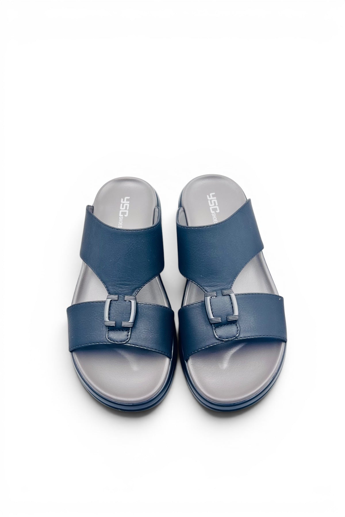 Desert Crown Men's Arabic Sandals | Ultra-Soft Padded Footbed - Black