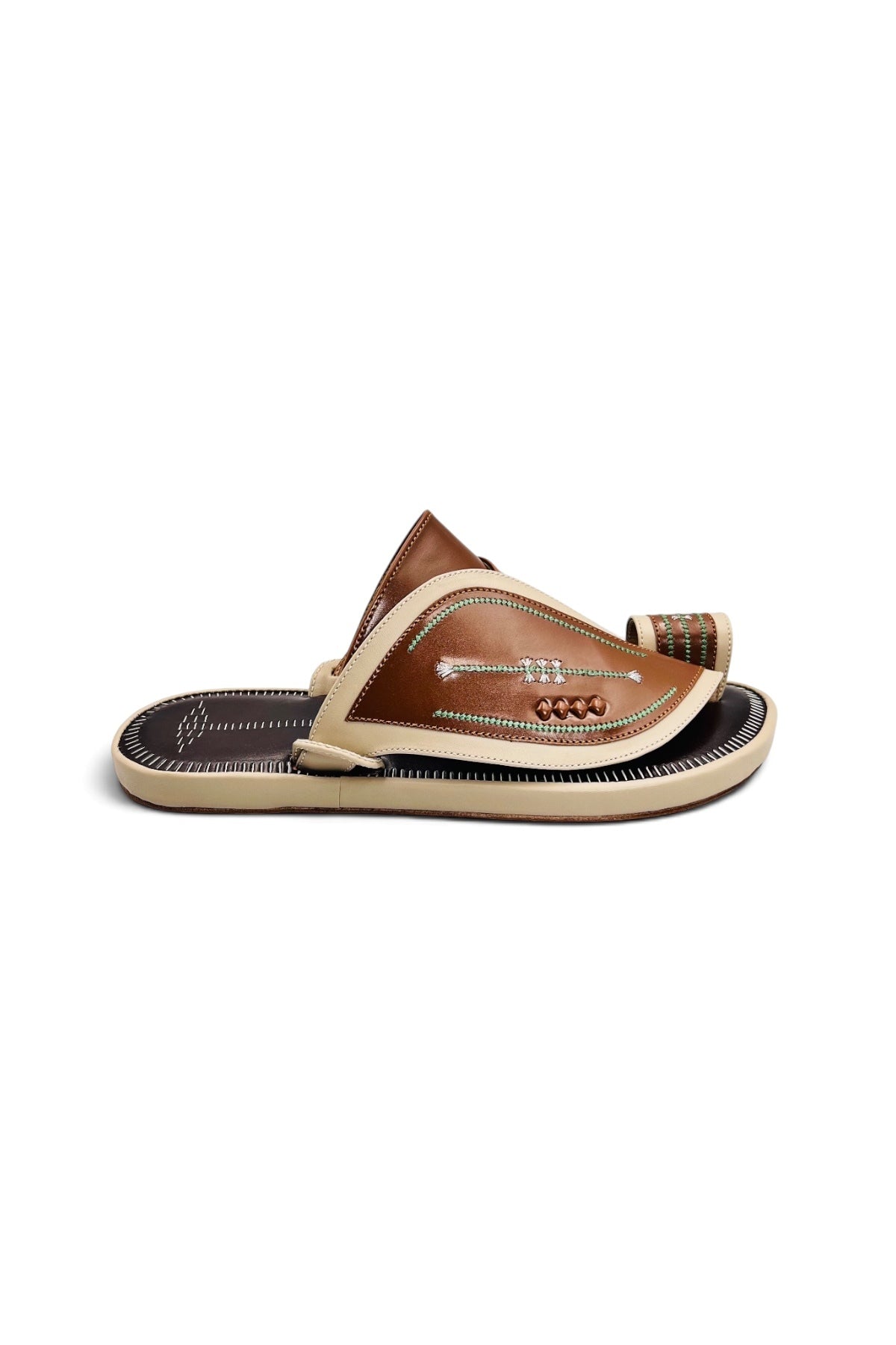 Heritage Walk Men's Arabic Sandals | Luxury Leather | Everyday Comfort - Brown