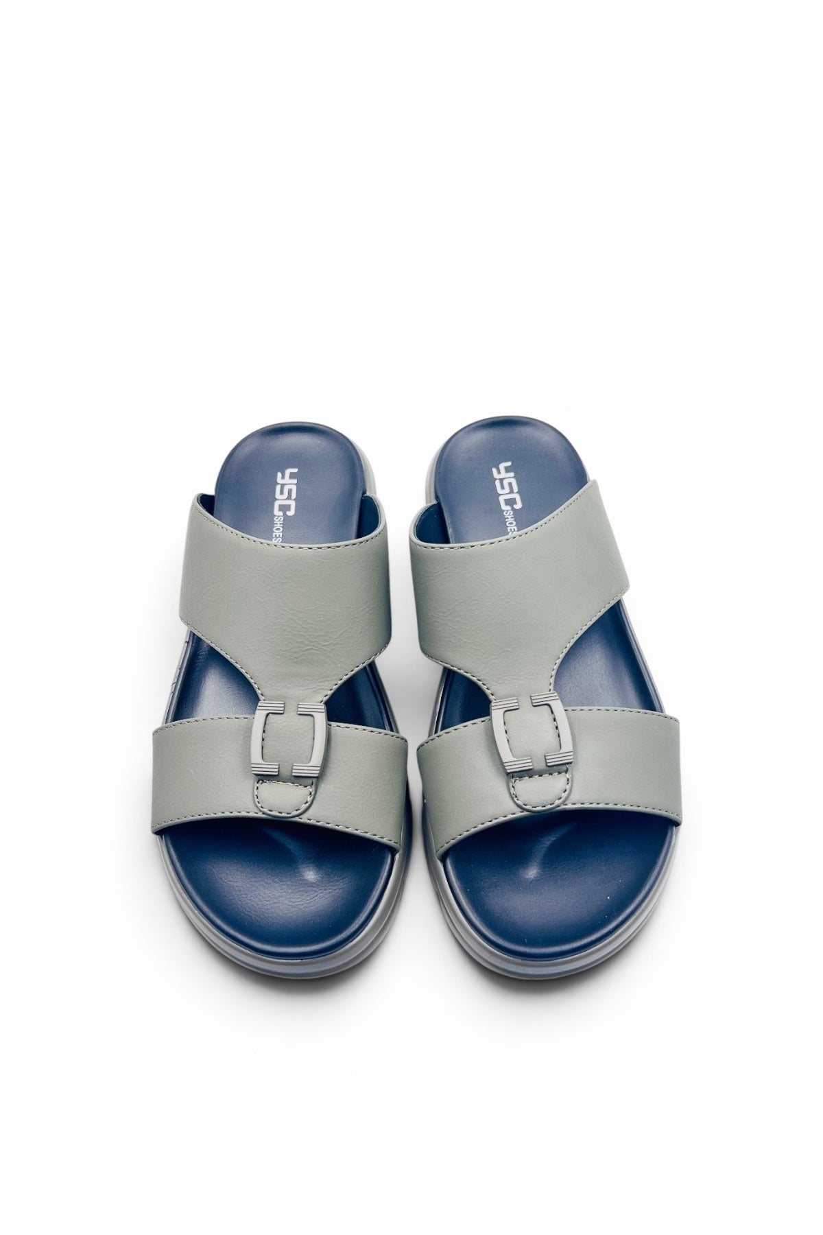 Desert Crown Men's Arabic Sandals | Ultra-Soft Padded Footbed - Olive