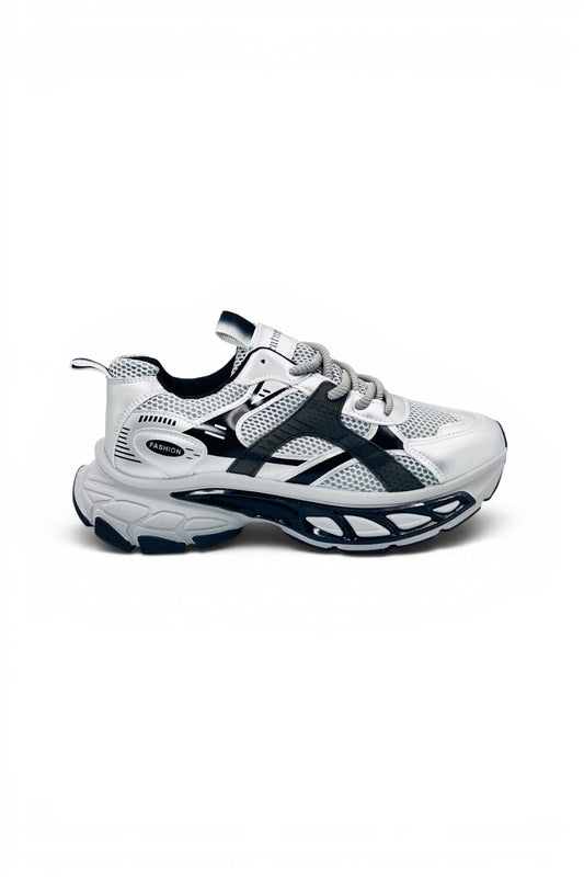 Street Mode Fashion Sports Shoes | Chunky Street Style Shoes - Silver