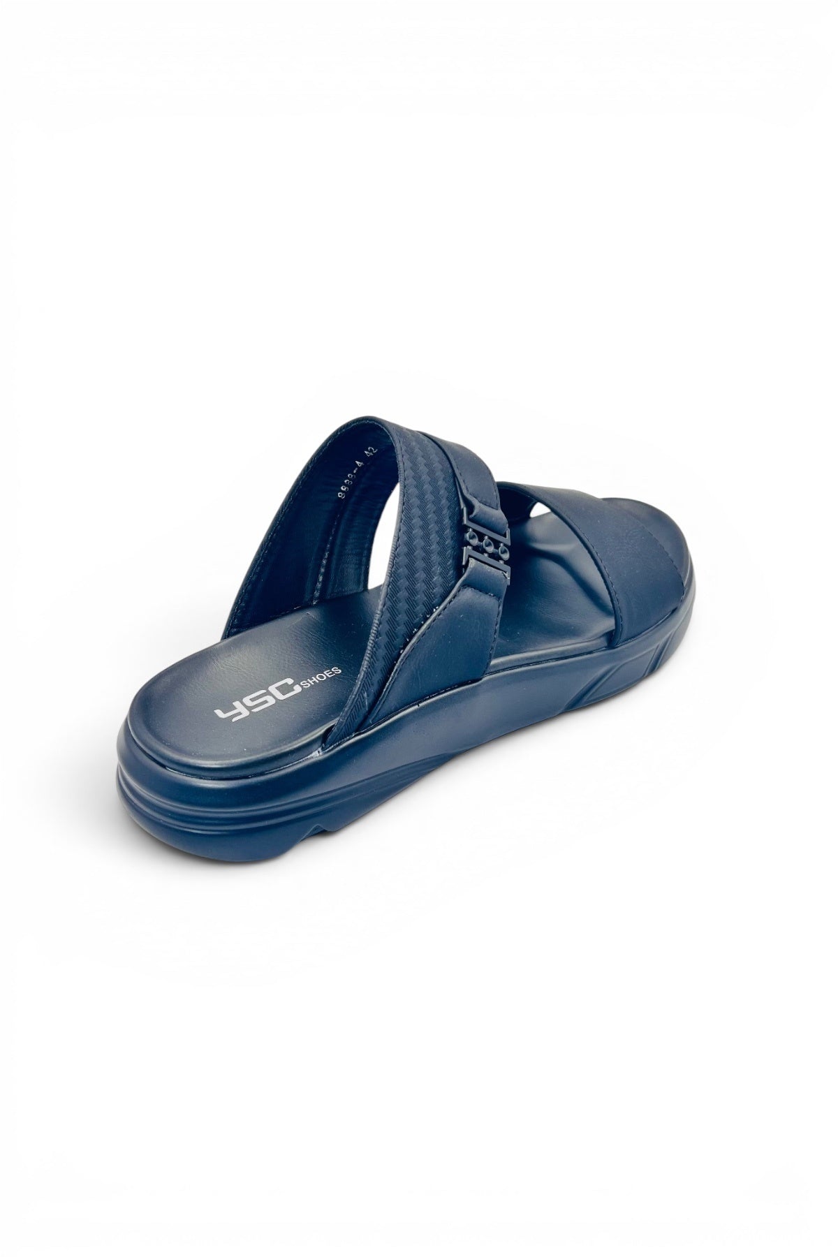 Desert Crown Men's Arabic Sandals | Ultra-Soft Padded Footbed - Black
