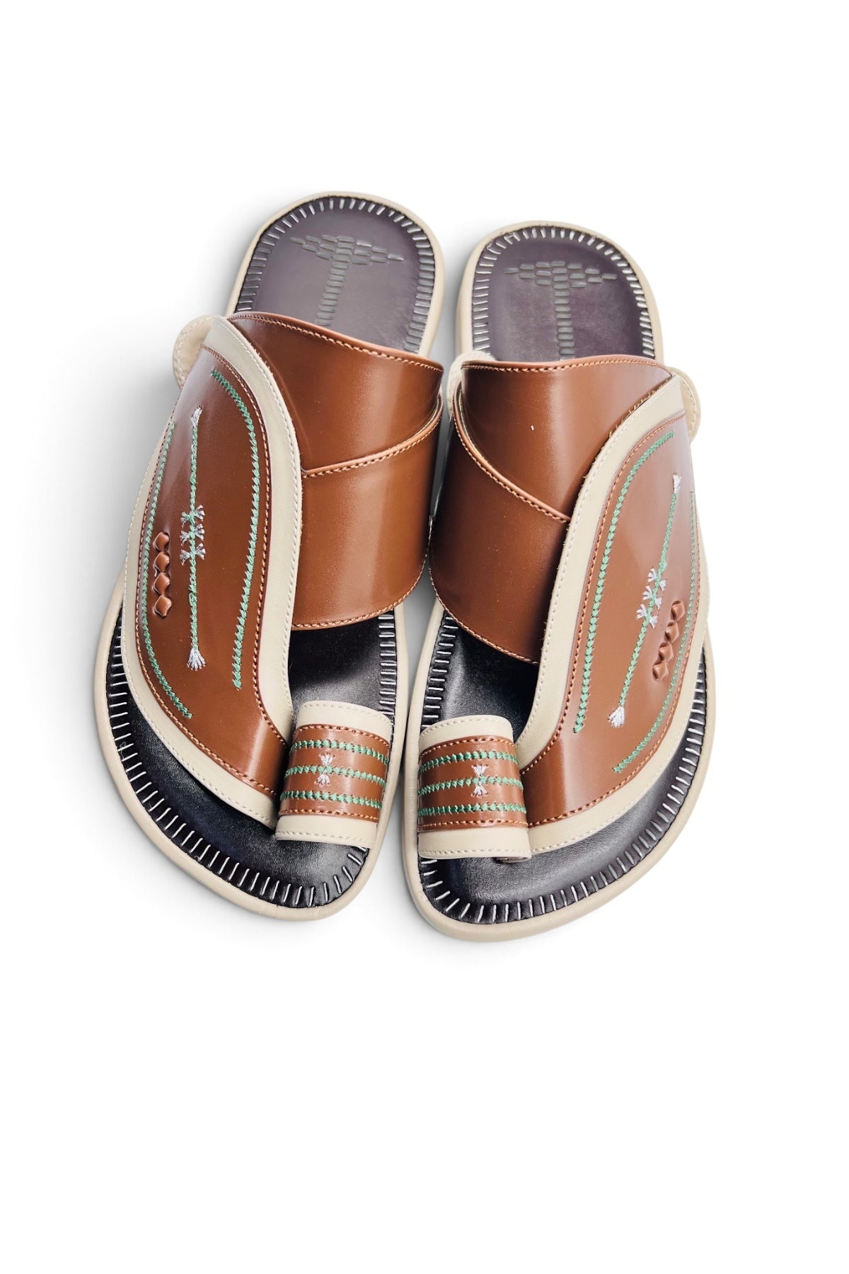 Heritage Walk Men's Arabic Sandals | Luxury Leather | Everyday Comfort - Brown