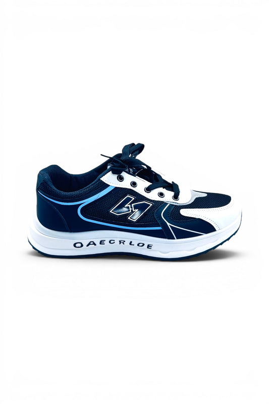 NewBlaze Sports Shoes | Breathable Everyday Running Sneakers - Black/White