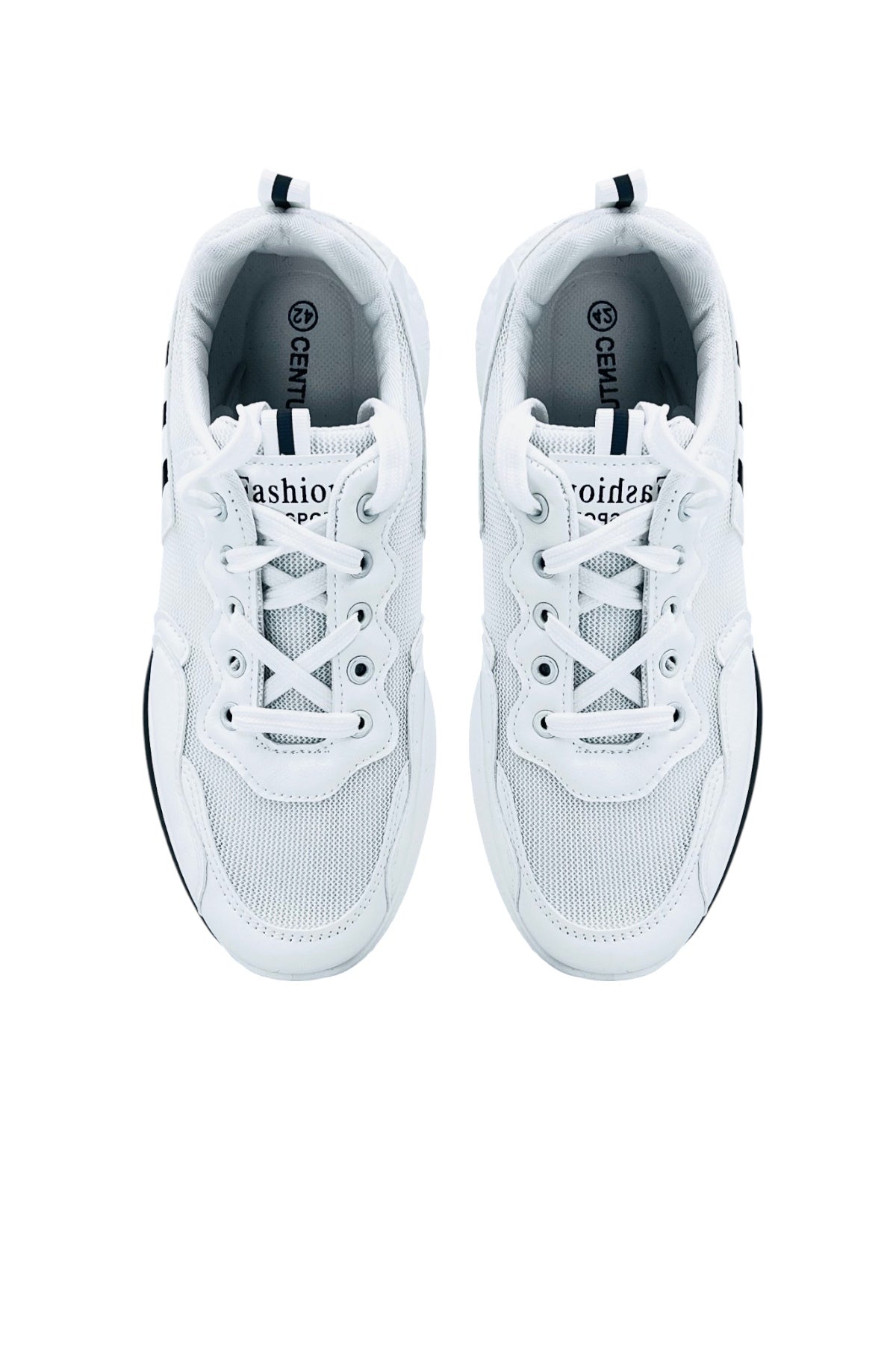 Fusion Athletic Shoes | Breathable Training Sneakers - White