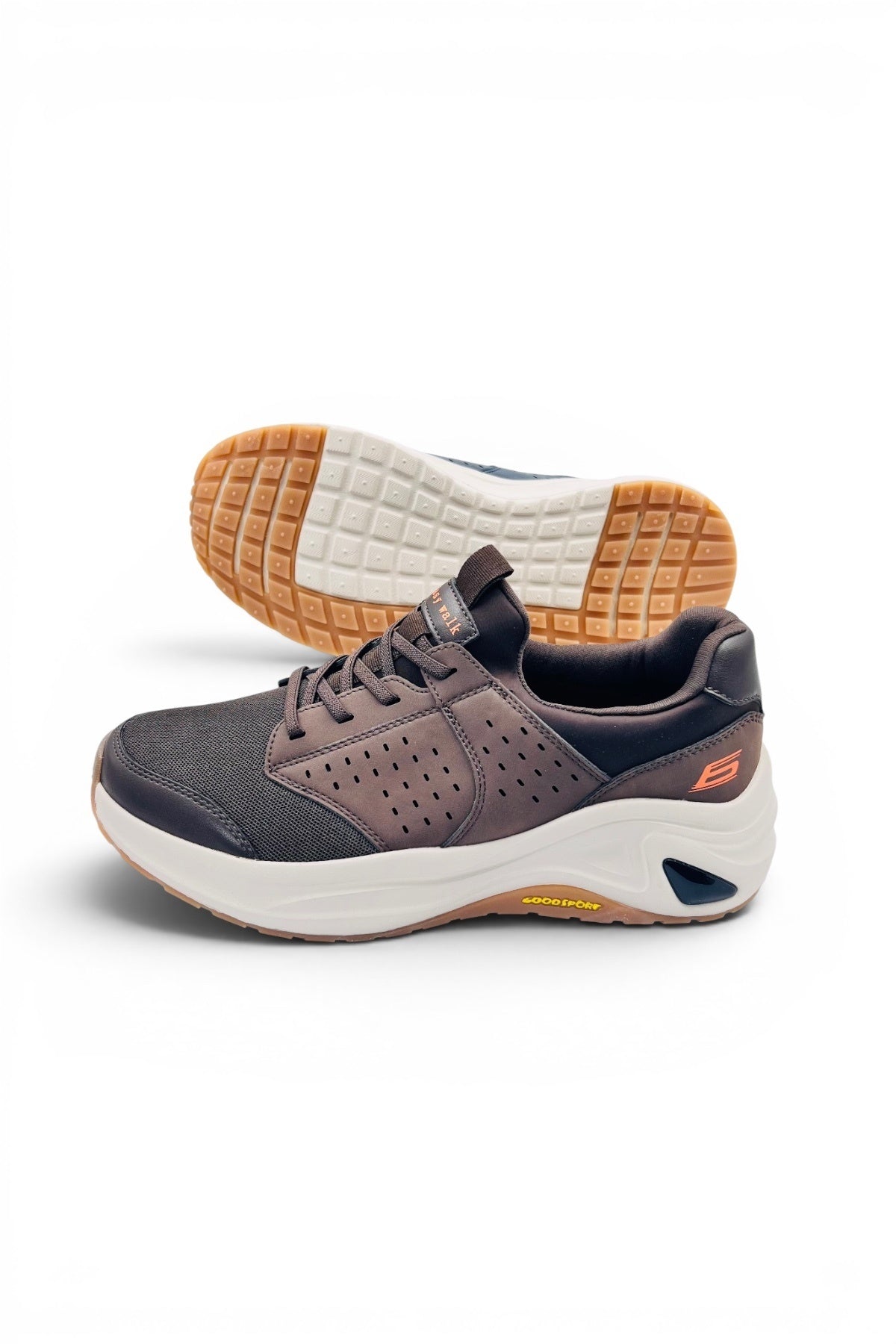 Ultra Go Comfort Shoes | Ultra Lightweight Walking Shoes with Cushioned Sole - Brown