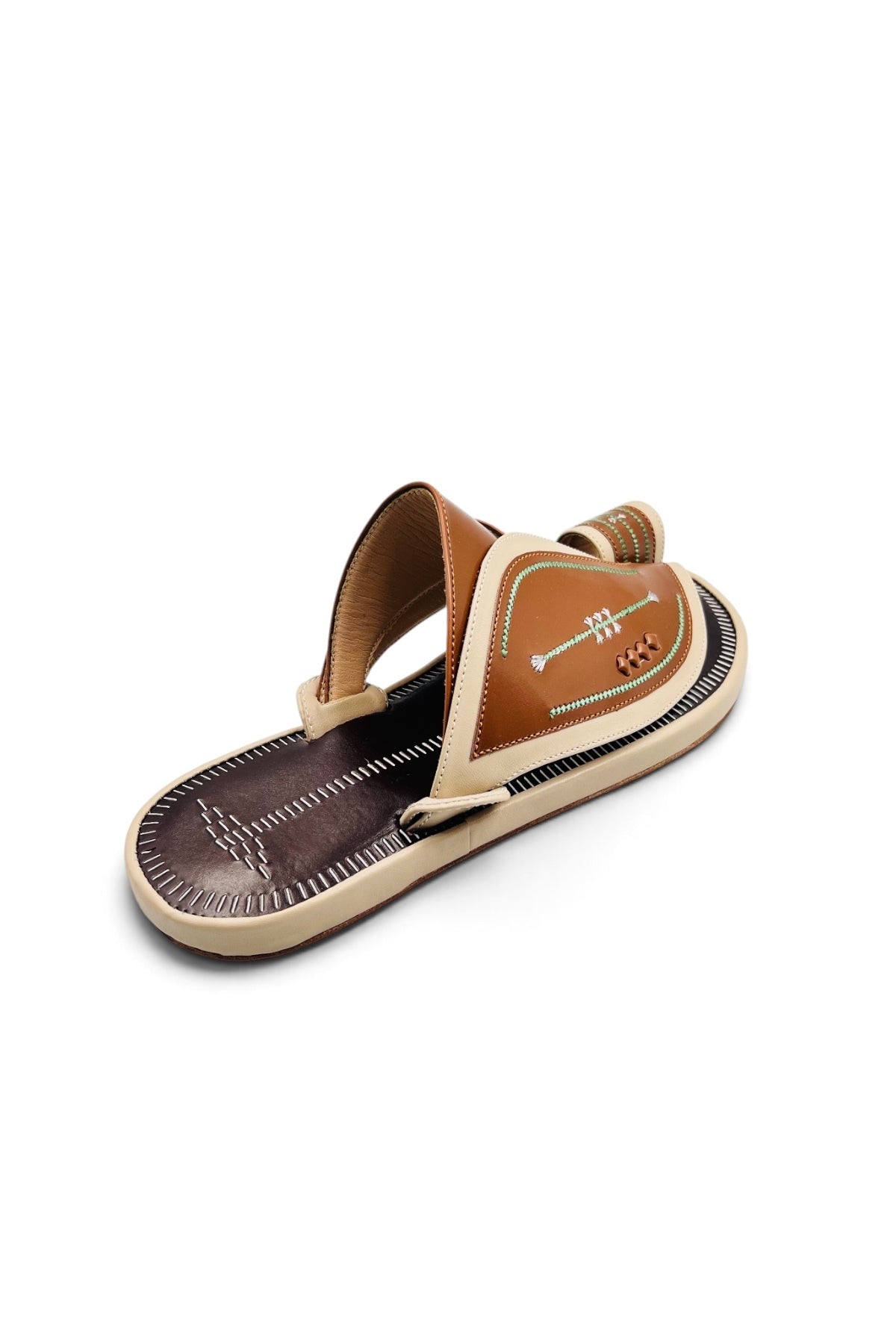 Heritage Walk Men's Arabic Sandals | Luxury Leather | Everyday Comfort - Brown