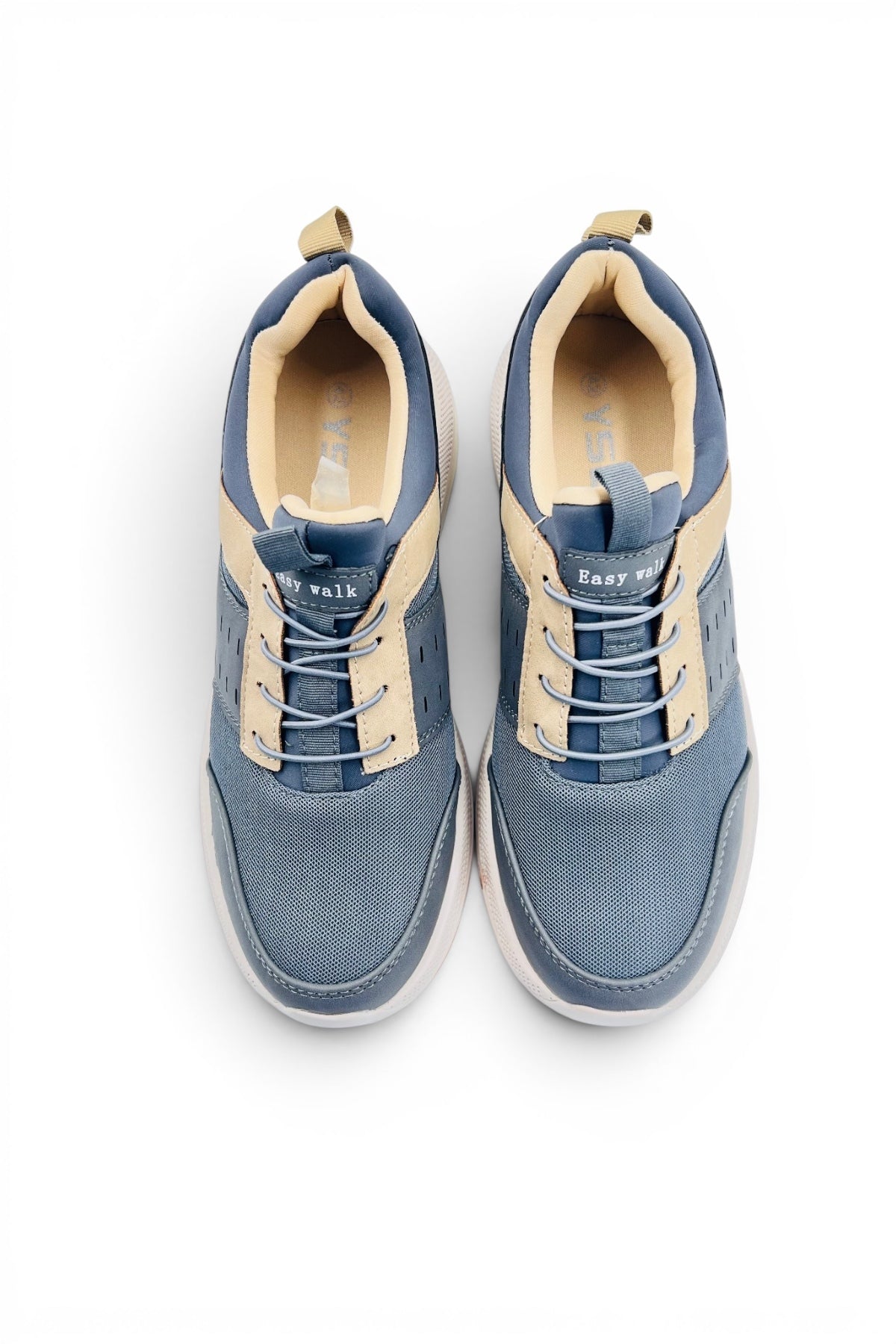 Ultra Go Comfort Shoes | Ultra Lightweight Walking Shoes with Cushioned Sole - Gray/Beige