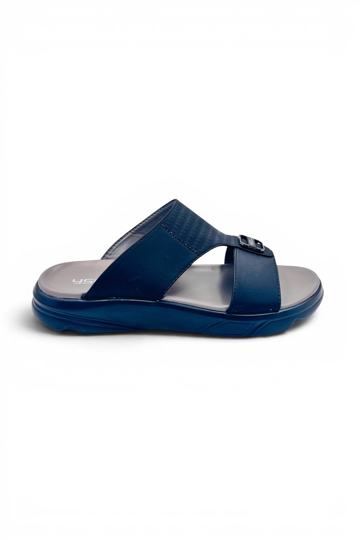 Desert Crown Men's Arabic Sandals | Ultra-Soft Padded Footbed - Black