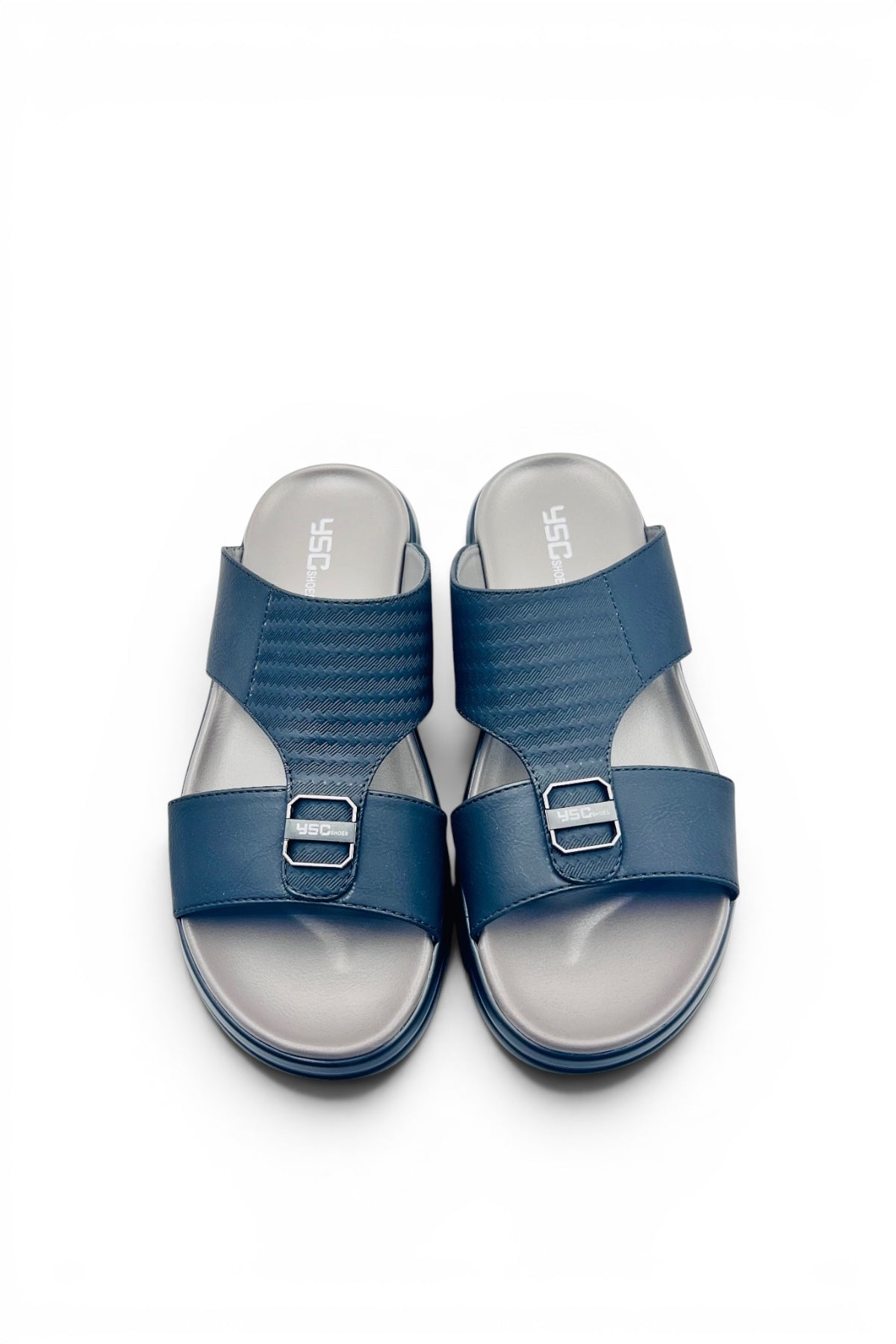 Desert Crown Men's Arabic Sandals | Ultra-Soft Padded Footbed - Black