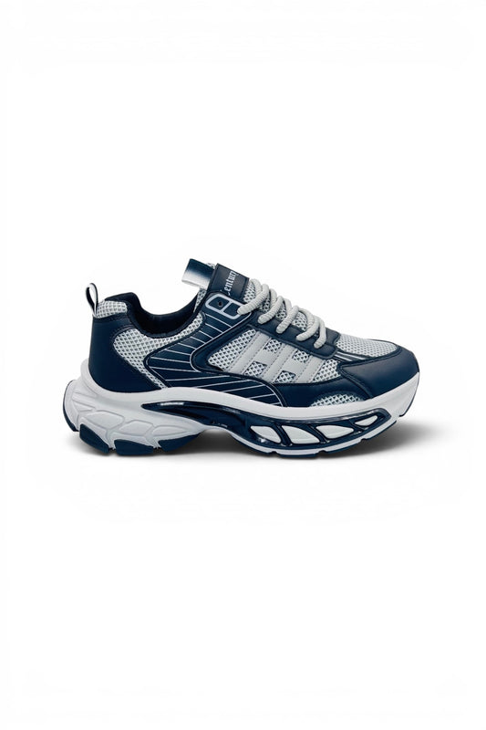 Street Mode Fashion Sports Shoes | Chunky Street Style Shoes - Black/Gray
