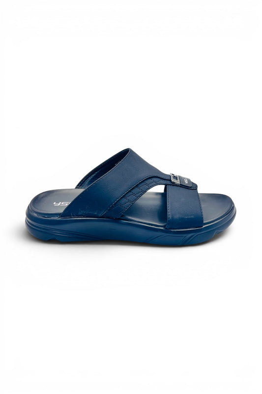 Desert Crown Men's Arabic Sandals | Ultra-Soft Padded Footbed - Black