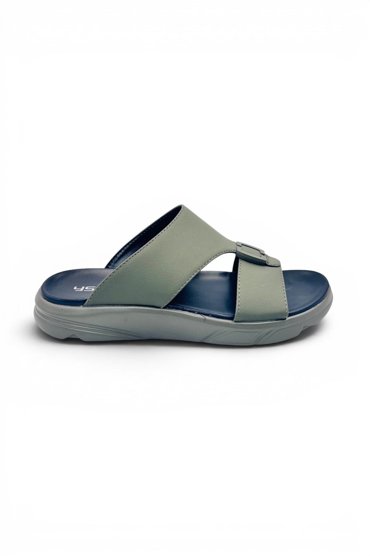 Desert Crown Men's Arabic Sandals | Ultra-Soft Padded Footbed - Olive